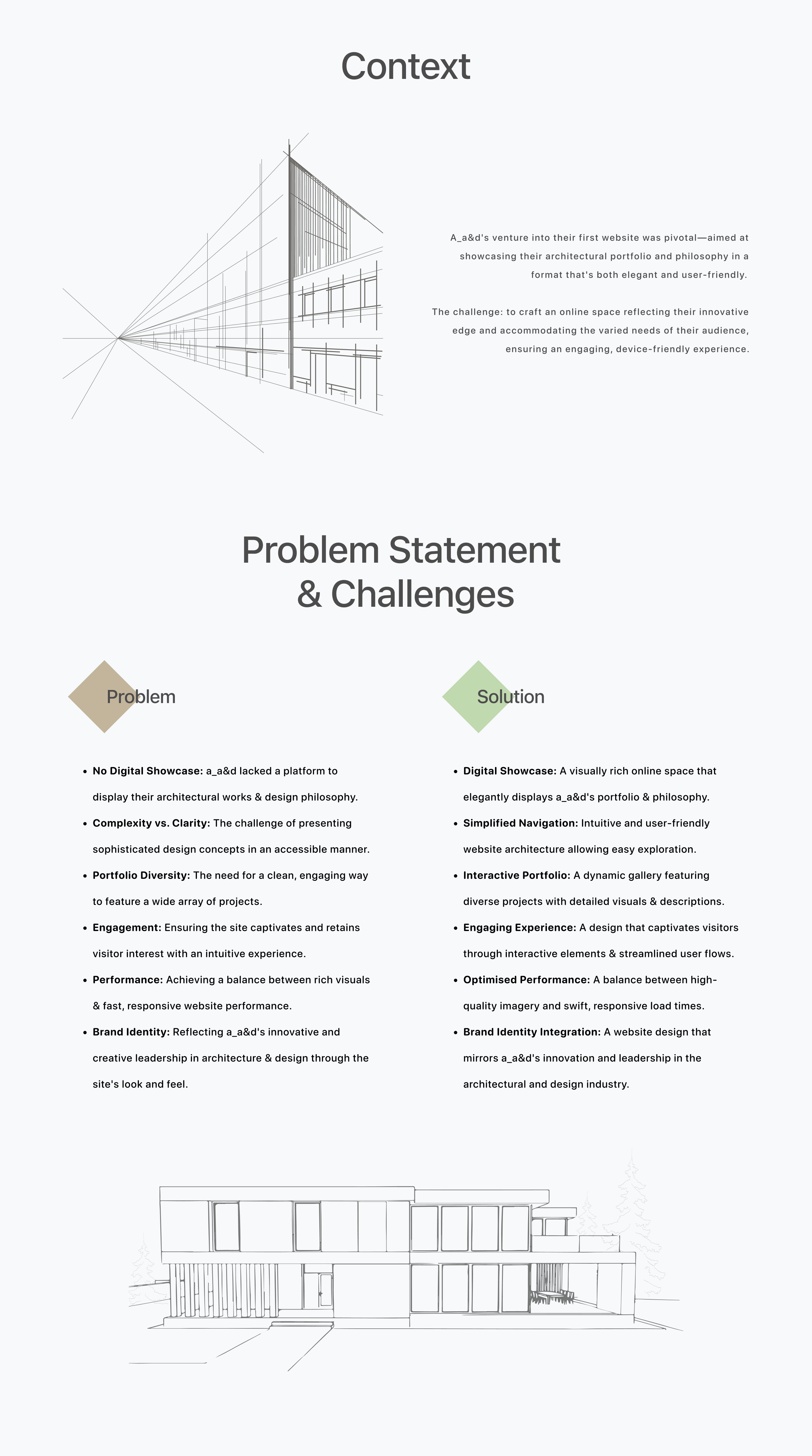 UX Case Study a_a&d Problem Statement