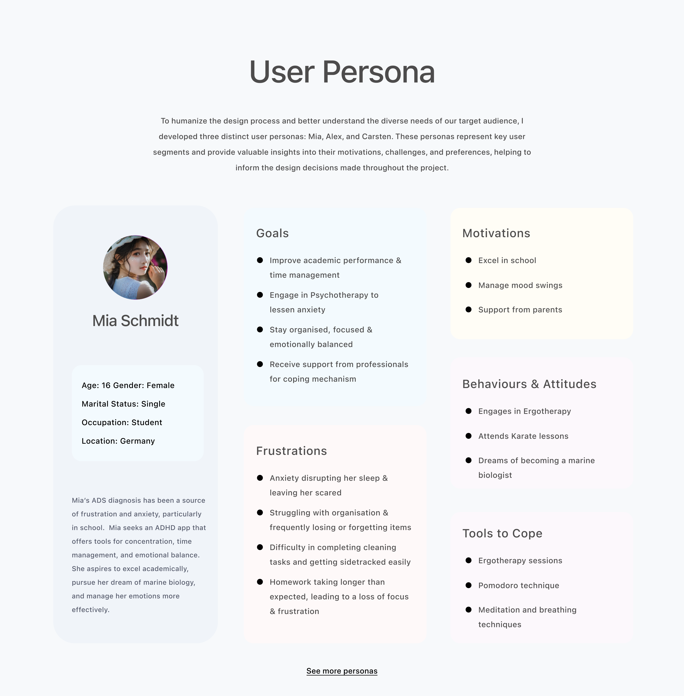 ikigai case study user persona